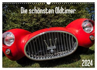 Die schönsten Oldtimer 2024 (Wandkalender 2024 DIN A3 quer), CALVENDO Monatskalender