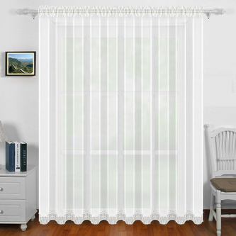 Dekorační záclona s řasící páskou EMILIE bílá 300x250 cm MyBestHome