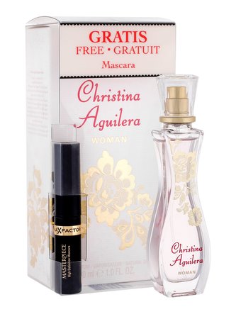 Christina Aguilera Woman parfémovaná voda 30 ml + řasenka Max Factor Masterpiece 5,3 ml