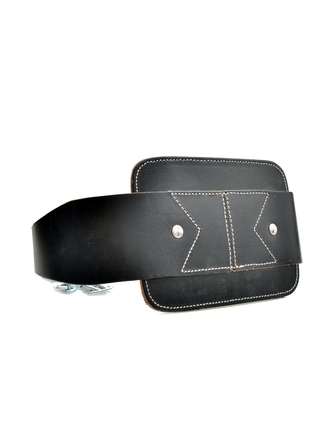 Best Body nutrition - Dip belt leather opasek kožený na závaží černý universální