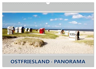 Ostfriesland Panorama (Wandkalender 2024 DIN A3 quer), CALVENDO Monatskalender