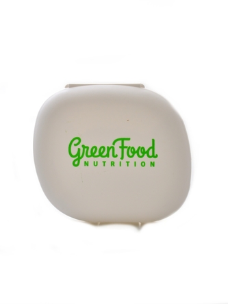 GreenFood nutrition - Krabička na tablety pillbox - bílá - white