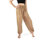 Kalhoty jóga FILIA, béžové