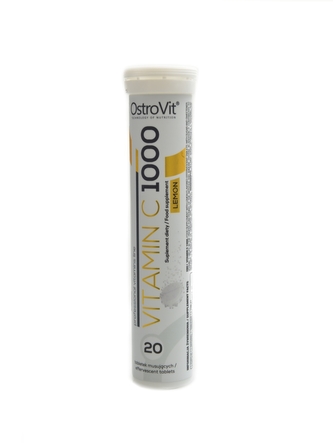 Ostrovit - Vitamin C 1000 mg 20 effervescent tablet šumivé tablety - citron