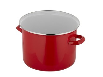 HRNEC SMALTOVANÝ 20CM 3,9L ČERVENÉ