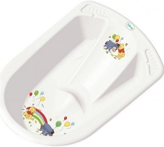 Anatomická dětská vanička "Winnie Pooh", Bílá