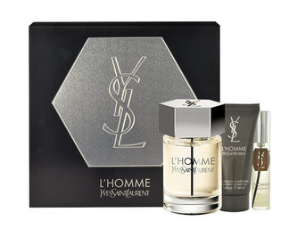 Yves Saint Laurent L´Homme toaletní voda 100 ml + toaletní voda 10 ml + sprchový gel 50 ml