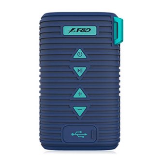 FENDA F&D repro W6T/ modré/ outdoor/ IPX5/ bezdrátové/ 5W/ BT4.1/ MicroSD