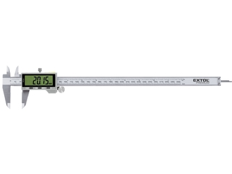 EXTOL PREMIUM měřítko posuvné digitální nerez, 0-300mm, IP54
