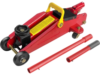 EXTOL PREMIUM zvedák hydraulický pojezdový, 2t, zdvih 135-335mm