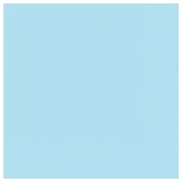 Papírové ubrousky Světle Modré, 33 x 33 cm, 20 ks - Amscan