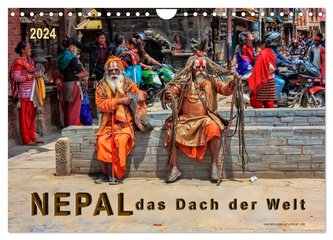 Nepal - das Dach der Welt (Wandkalender 2024 DIN A4 quer), CALVENDO Monatskalender Nepal - das Dach der Welt (Wandkalender 2024 DIN A4 quer), CALVENDO Monatskalender