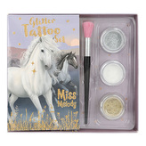 Set třpytivého tetování Miss Melody, Fialový