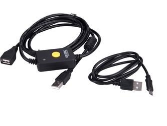EXTOL PREMIUM kabel pro přenos dat k posuvkám 8825221, 8825224, USB-A(male) - USB micro(male), délka 2,8m