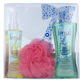 Fenjal Shower Oil sprchový olej 200 ml + tělový olej 150 ml + houbička