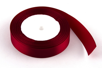 Stuha saténová 2cm x 23m 132 BORDÓ