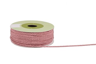 Polyesterový provázek 2mm starorůžový