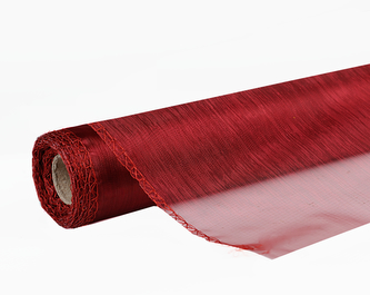 Organza uni 14,5cm x 10m BORDÓ