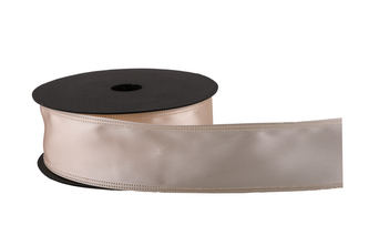 Atlasová stuha 4 cm krémová