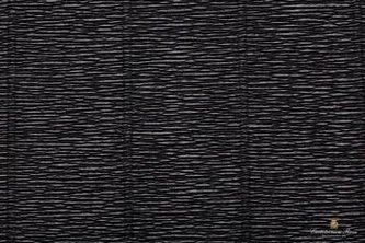 Krepový papír černý 602