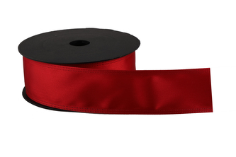 Atlasová stuha 4 cm červená