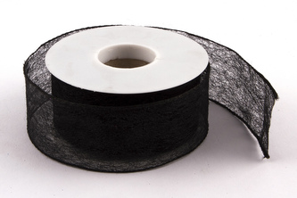 Stuha vlizelinová 4cm x 10m ČERNÁ