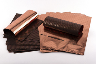 Sáček polypropylenový metalizovaný s potiskem 25 x 40cm 50ks měděný s měděnou