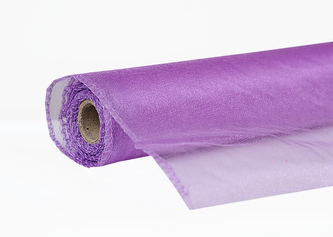 Organza SNOW 36cm x 9,1m TM. FIALOVÁ