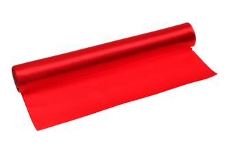 Saténová role 36cm x 9,1m 50 - červená