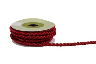 Polyesterový provázek 6mm bordó