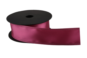 Atlasová stuha 4 cm tmavě růžová