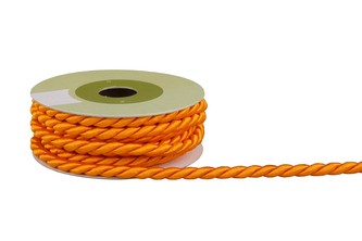 Polyesterový provázek 6mm oranžový