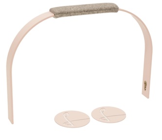 Výměnný set LIEBLINGSKORB šedý s pastelově růžovou