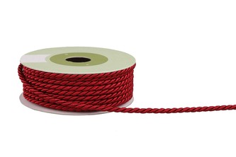 Polyesterový provázek 4mm bordó