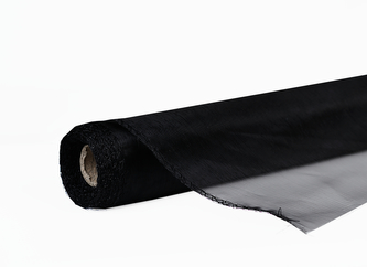Organza uni 14,5cm x 10m ČERNÁ