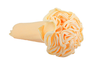 Krepový kornout krémový 577