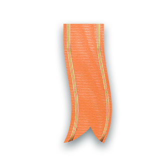 Smuteční stuha mramorová s metalem 68190 7 cm x 100 m - 23 korálová