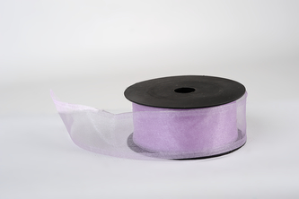 Stuha organza SNOW 4cm x 9,1m SV. FIALOVÁ Stuha organza SNOW 4cm x 9,1m SV. FIALOVÁ