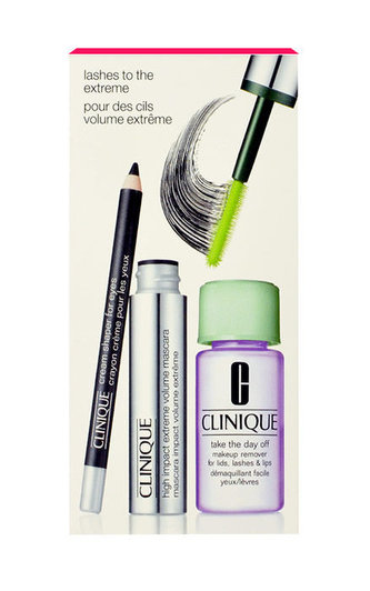 Clinique High Impact Extreme Volume řasenka High Impact Extreme Volume 10 ml + tužka na oči Cream Shaper For Eyes 1,1 g 101 + odličovač Take The Day Off 30 ml