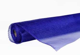 Organza SNOW 12cm x 9,1m TM. MODRÁ