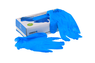 Vinylové rukavice  modré XL
