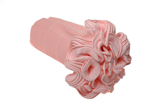 Krepový kornout lososový 548