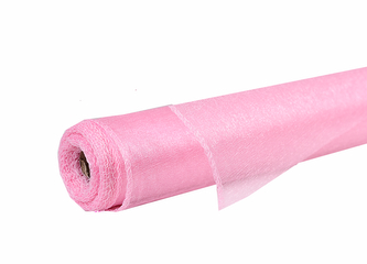 Organza SNOW 36cm x 9,1m STARORŮŽOVÁ