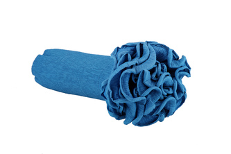 Krepový kornout modrý 557