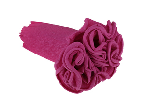 Krepový kornout růžový 550