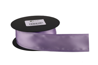 Atlasová stuha 4 cm světle fialová