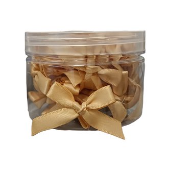 Saténové myrtové vývazky 50 ks/bal - krémové