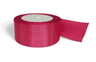 Saténová stuha 4 cm 91 jahodová