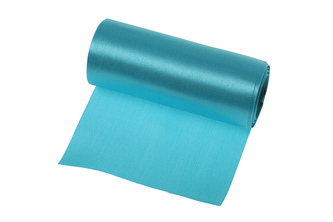 Saténová role 12cm x 9,1m 195 - tyrkysová