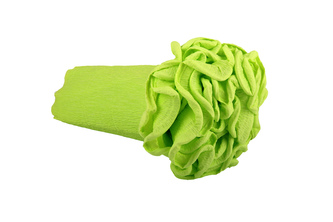 Krepový kornout světle zelený 558